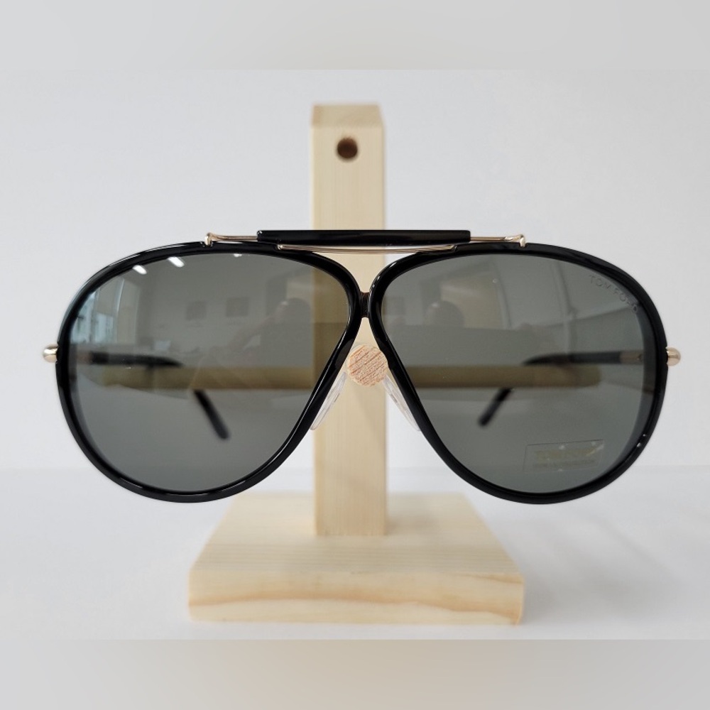Tom Ford TF-509 Cedric Sunglasses Black Gold New